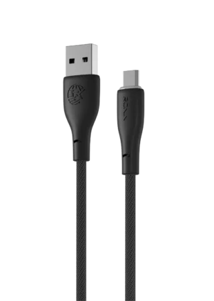 BOLT R-2030 MICRO USB CABLE showing the premium reinforced micro connector pin layout